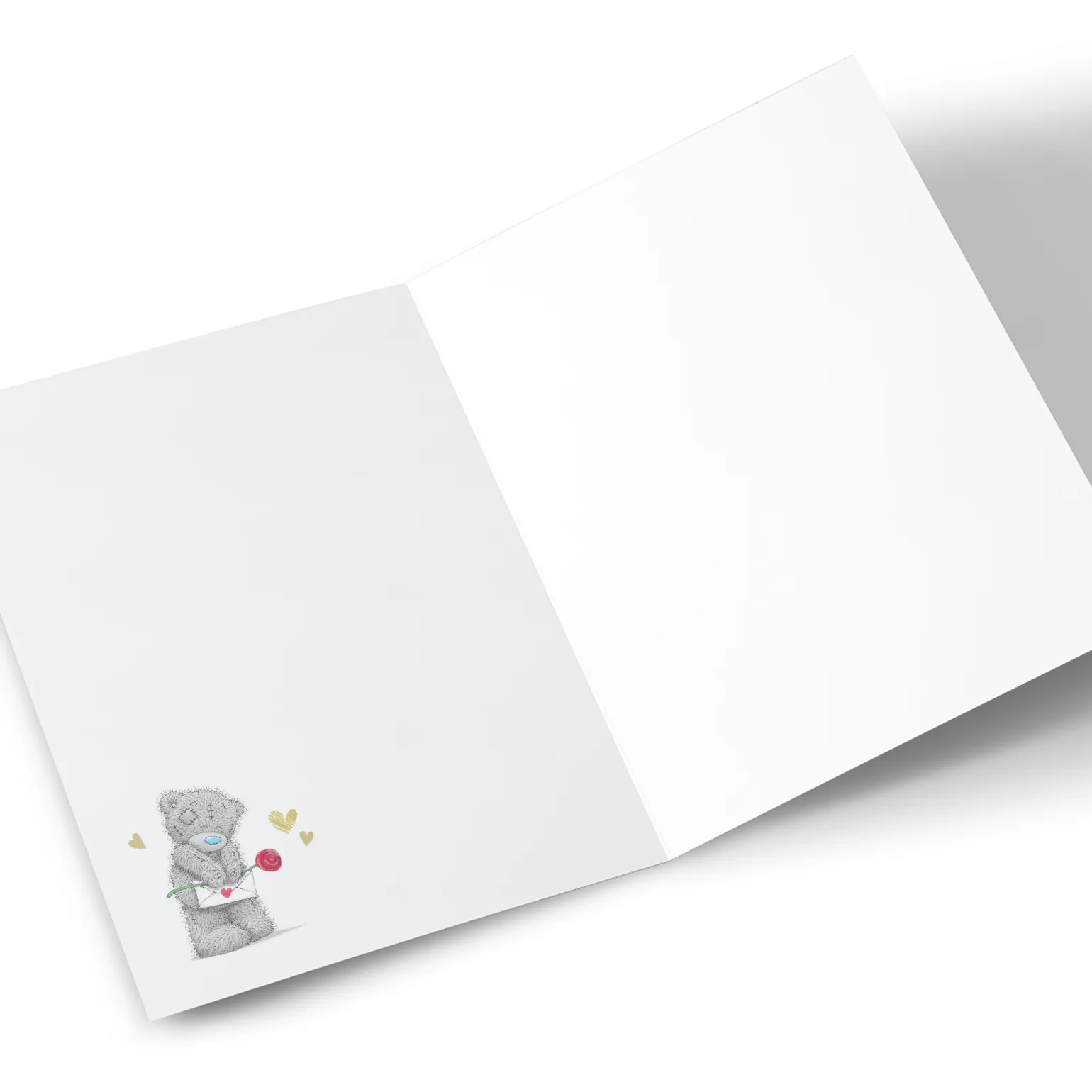 Personalised Tatty Teddy Valentine's Day Card - You Make My Heart Smile, Fiancee