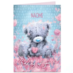 Personalised Tatty Teddy Any Occasion Card - Thinking of You, Any Name