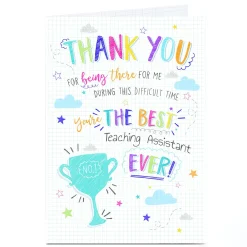 Personalised Thank You Card - You're The Best Ever!