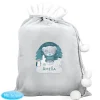 Personalised Tiny Tatty Teddy Luxury Pom-Pom Christmas Sack