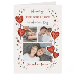 Personalised Valentine's Day Card - You and Me Forever, One I Love