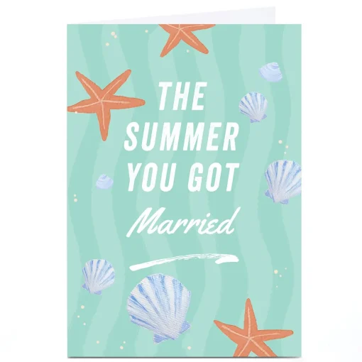 Personalised Wedding Card - The Summer You Got Married