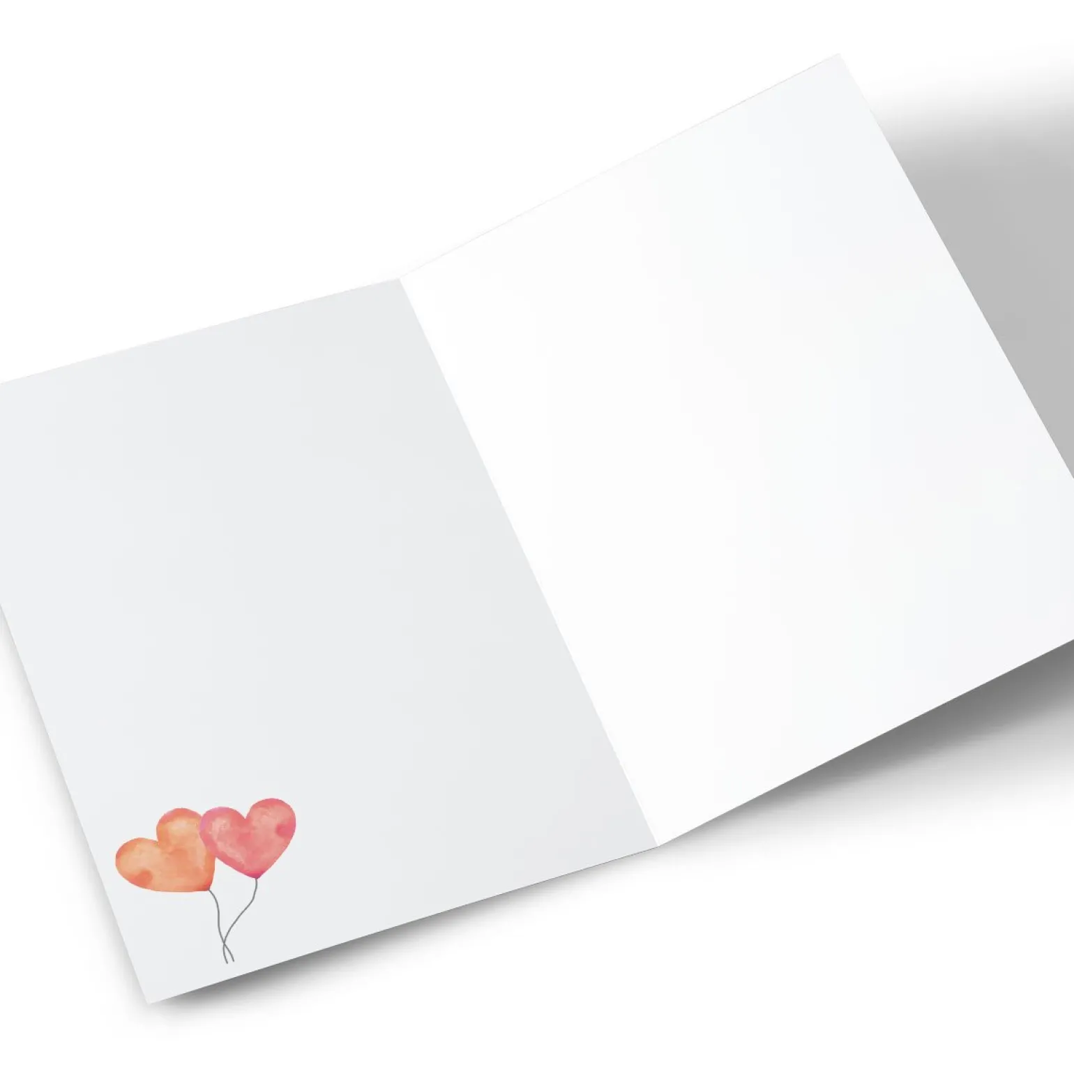Personalised Wedding Card - Mr & Mrs Heart Balloons