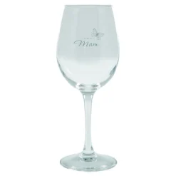 Personalised Wine Glass - Wonderful Butterfly