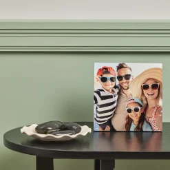 Personalised Wooden Square Photo Panel 15cm x 15cm