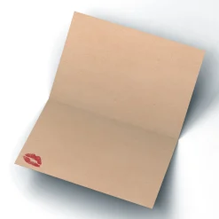 Photo Anniversary Card - Lipstick Kisses