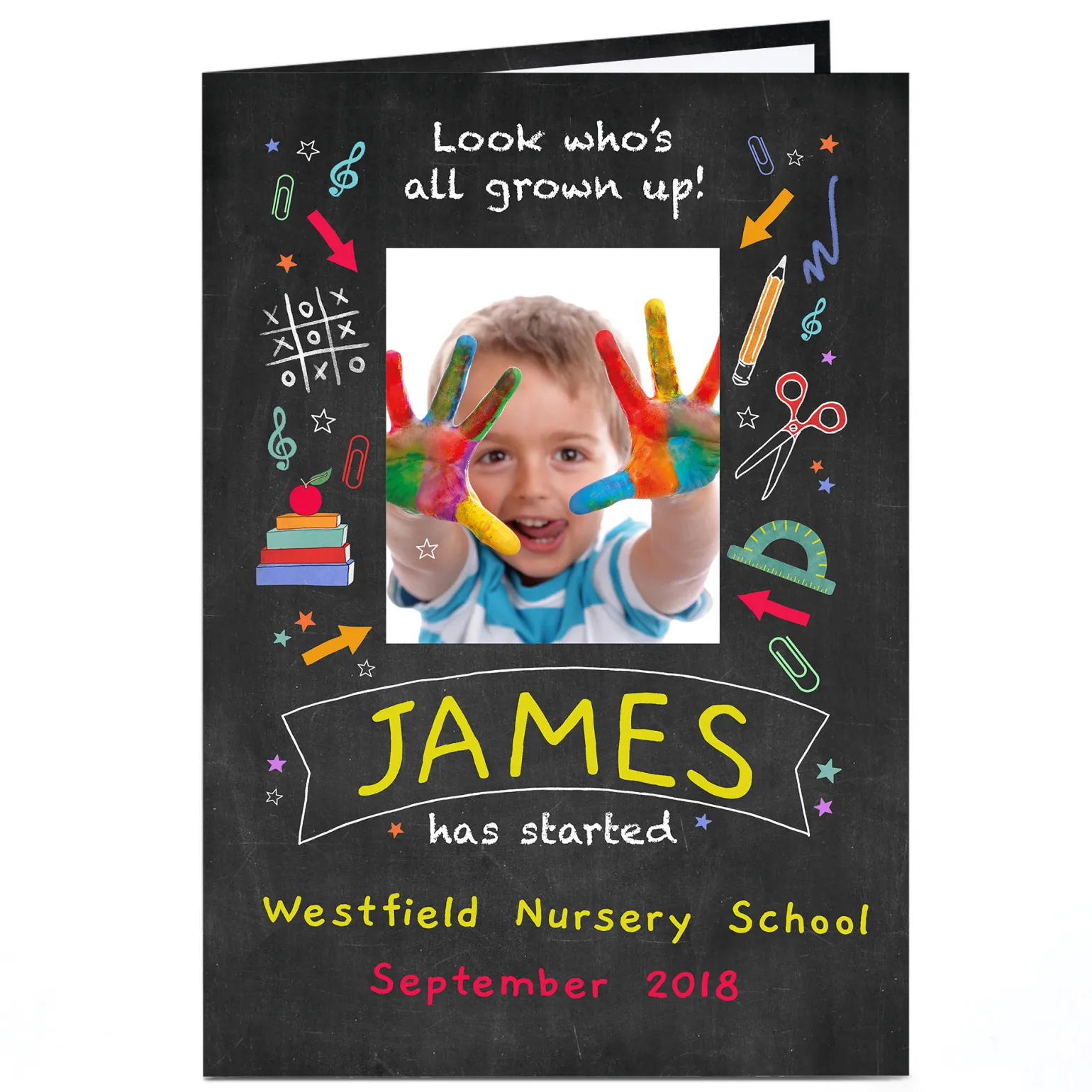 Photo Back To School Card - All Grown Up