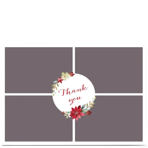 Photo Business Card - Multi Photo Thank You
