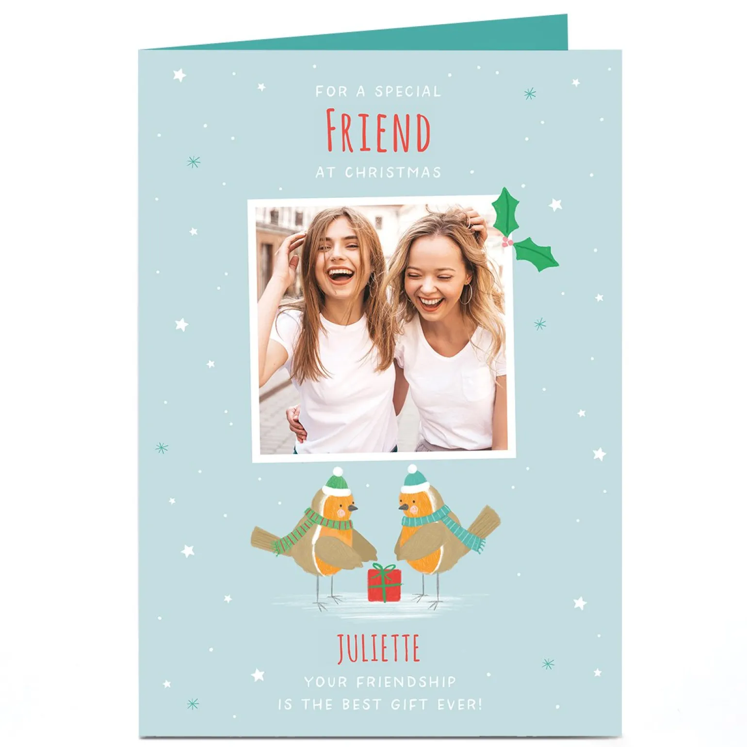 Photo Christmas Card - Best Gift Ever, Friend