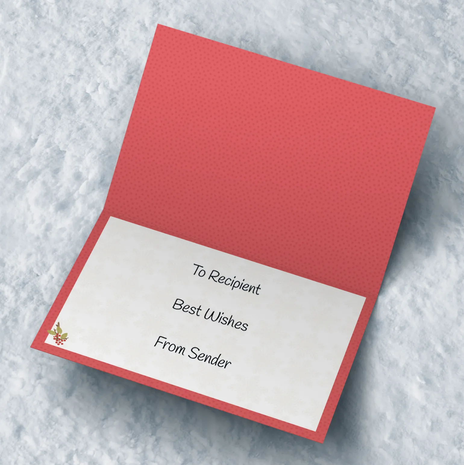 Photo Christmas Card - Family Frame