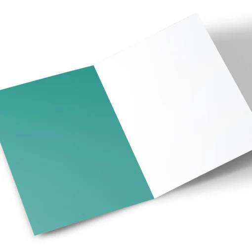 Photo Christmas Card - Green Frame
