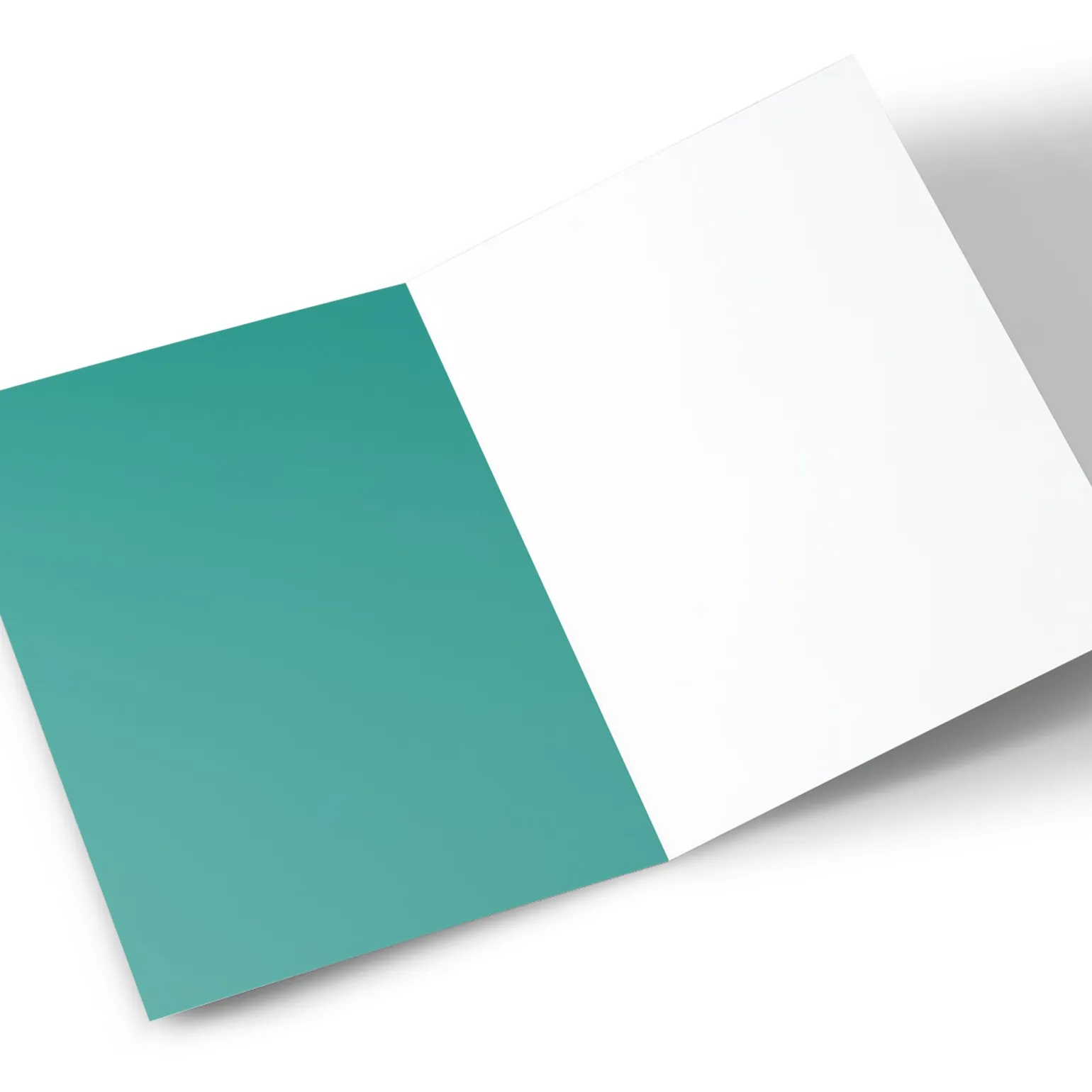Photo Christmas Card - Green Frame