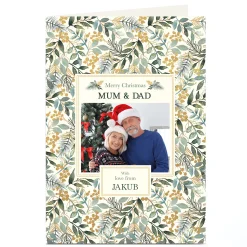 Photo Christmas Card - Merry Christmas With Love