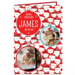 Photo Christmas Card - Santas & Baubles
