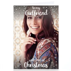 Photo Christmas Card - To My Girlfriend
