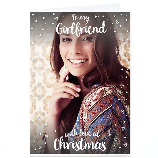 Photo Christmas Card - To My Girlfriend