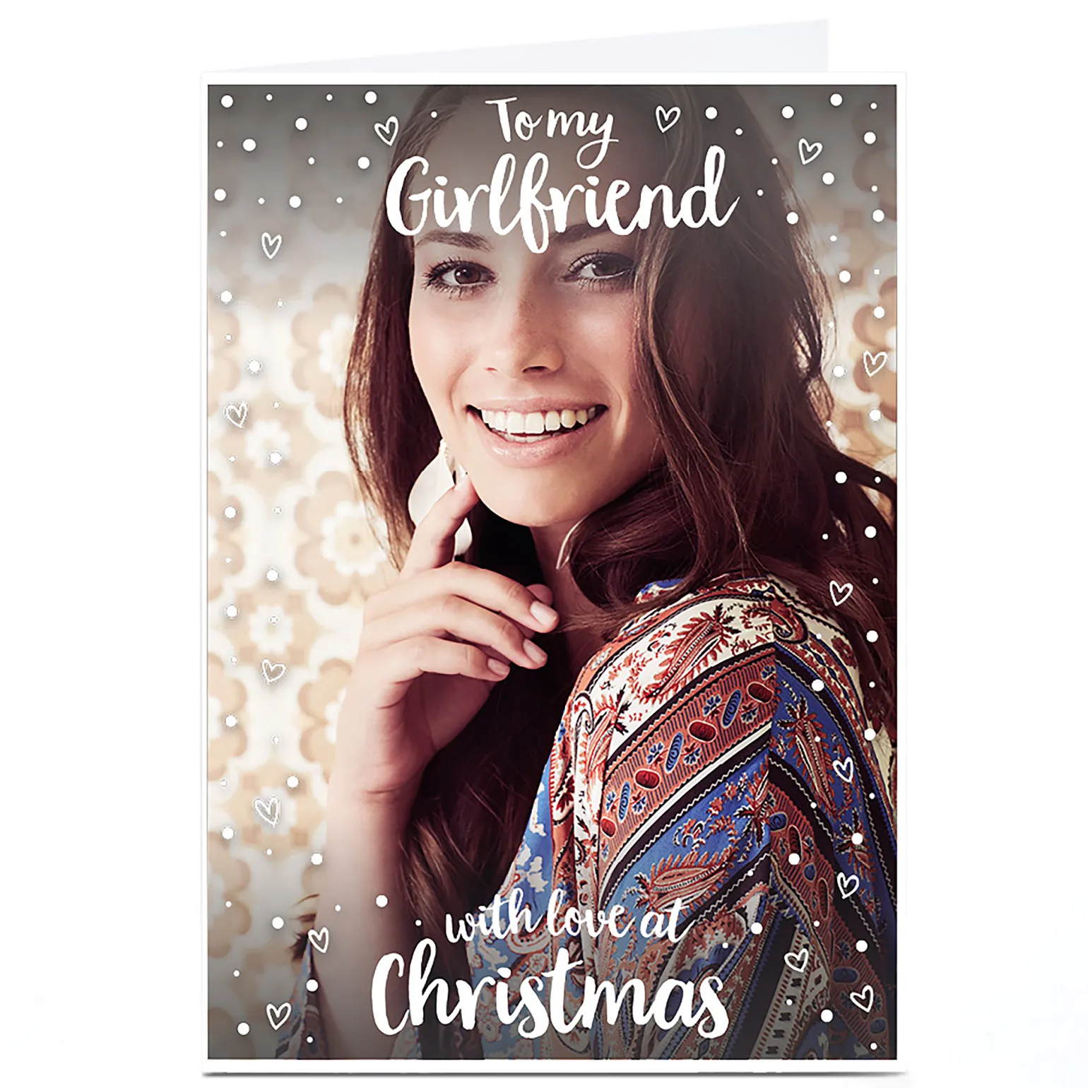 Photo Christmas Card - To My Girlfriend