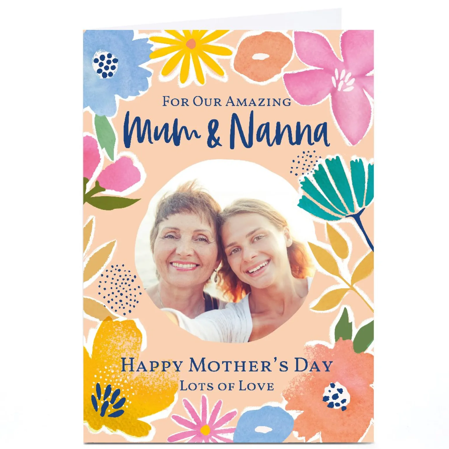 Photo Ebony Newton Mother's Day Card - Amazing Mum & Nanna