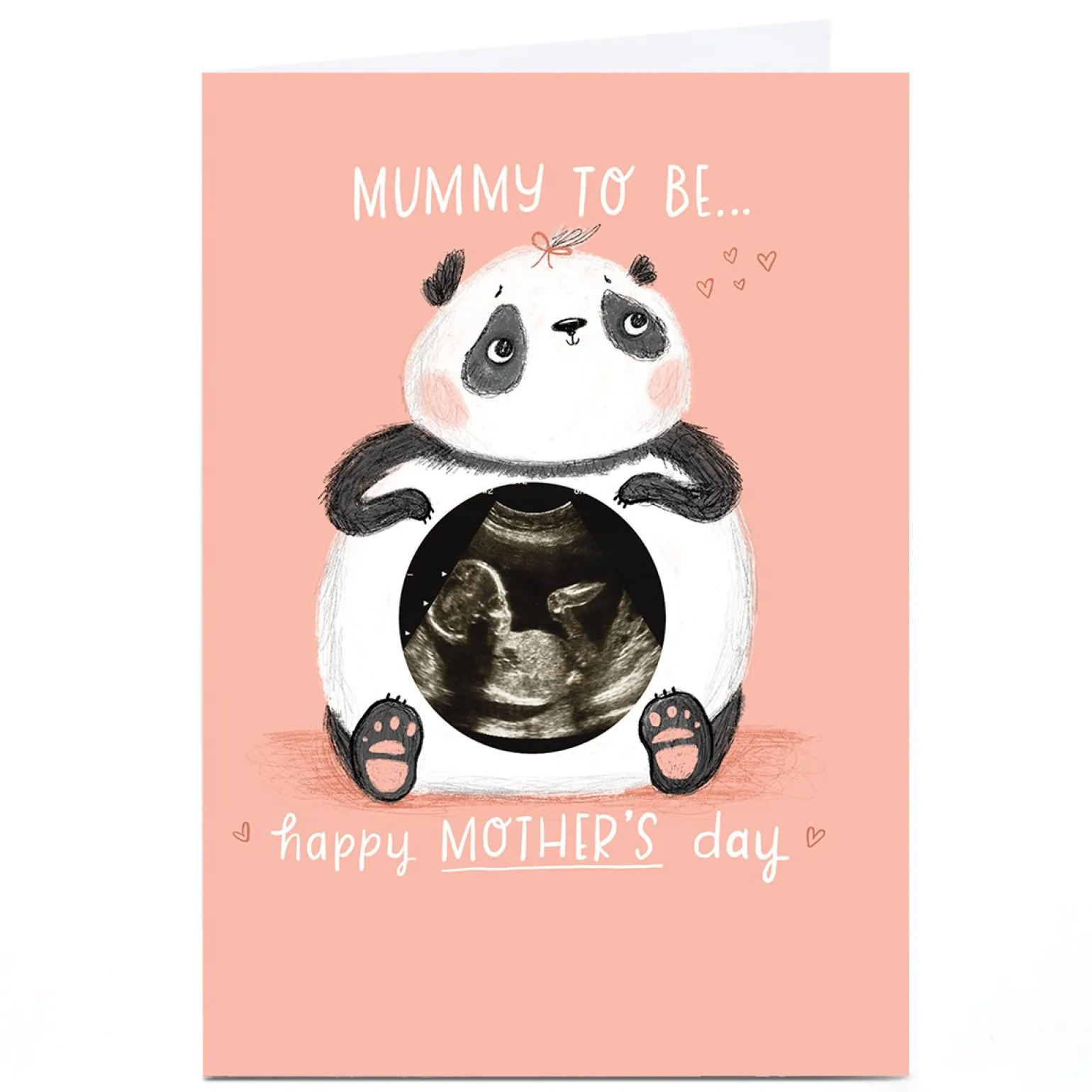 Photo Emma Valenghi Mother's Day Card - Panda Ultrasound Mummy To Be