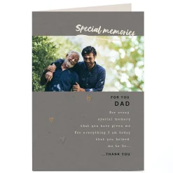 Photo Father's Day Card - Special Memories Poem