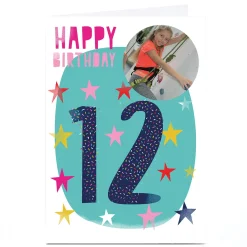 Photo Hello Munki Birthday Card - Age 12
