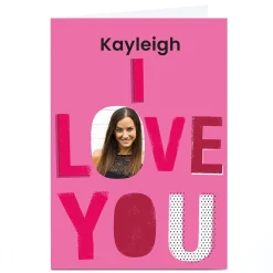Photo Hello Munki Valentine's Day Card - I Love You