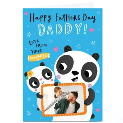 Photo Jess Moorhouse Father's Day Card - Daddy Panda, From Your Daughter