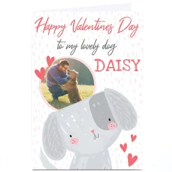 Photo Juniper & Rose Valentine's Day Card - To The Dog, Pink
