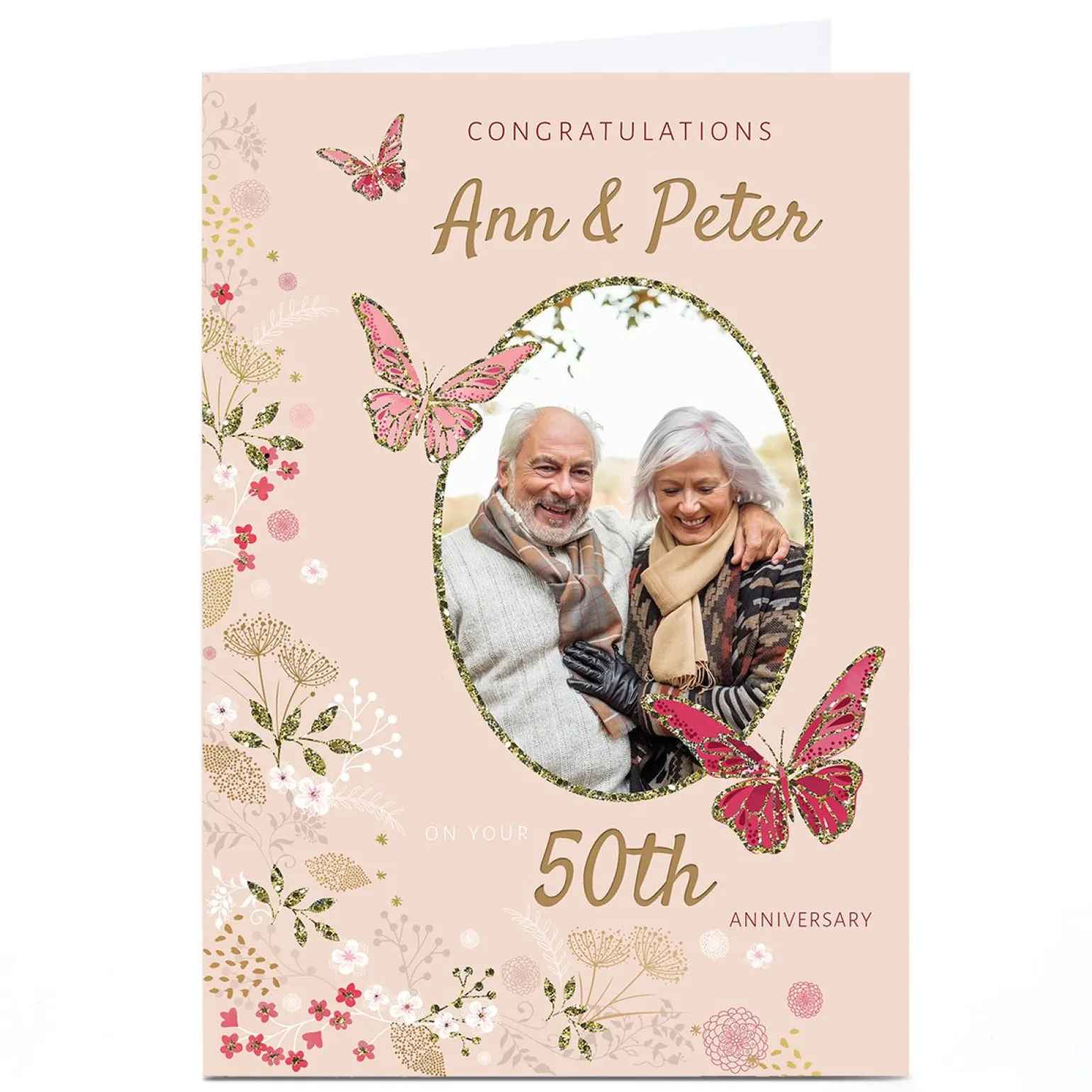 Photo Kerry Spurling Anniversary Card - 50th Anniversary