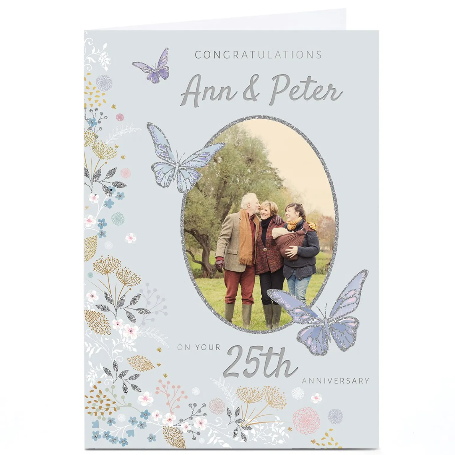 Photo Kerry Spurling Anniversary Card - 25th Anniversary