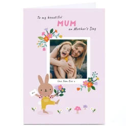 Photo Lemon & Sugar Mother's Day Card - Mum Bunny