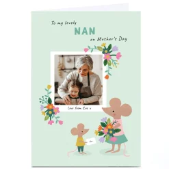 Photo Lemon & Sugar Mother's Day Card - Nan Mouse
