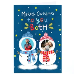 Photo Lindsay Kirby Christmas Card - Snow Couple