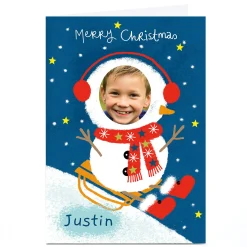 Photo Lindsay Loves To Draw Christmas Card - Snowman