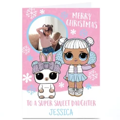 Photo L.O.L. Surprise! Christmas Card - Daughter