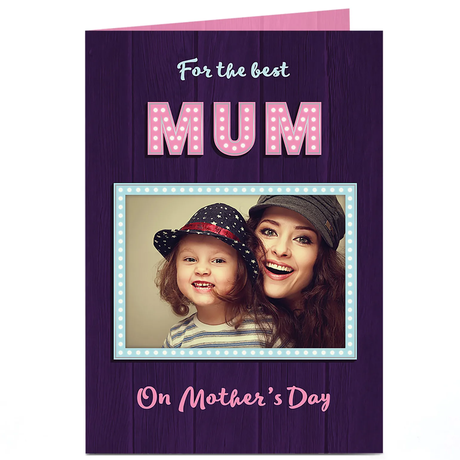 Photo Mother's Day Card - For The Best Mum