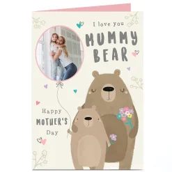 Photo Mother's Day Card - Mummy Bear