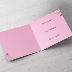 Photo Mother's Day Card - Nanny, Floral Downpour