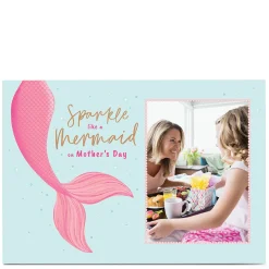 Photo Mother's Day Card - Sparkle like a Mermaid