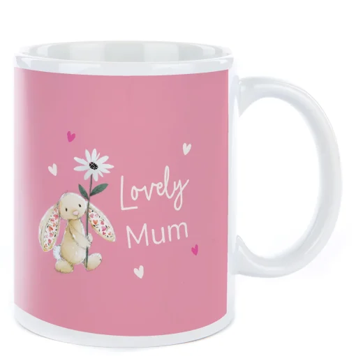 Photo Mug - Lovely Rabbit with Flower
