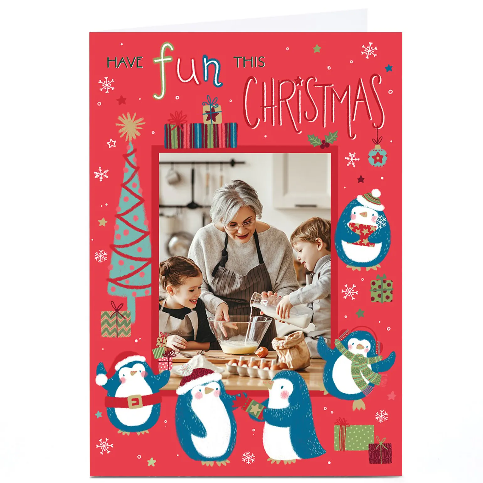 Photo Nikki Golesworthy Christmas Card - Penguins