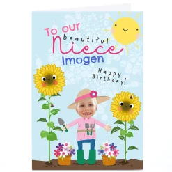 Photo Rachel Griffin Birthday Card - Beautiful Niece