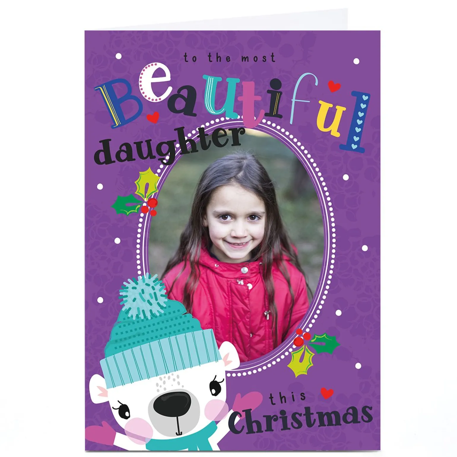 Photo Rachel Griffin Christmas Card - Polar Bear