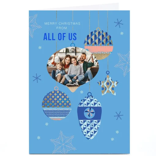 Photo Rebecca Prinn Christmas Card - Baubles