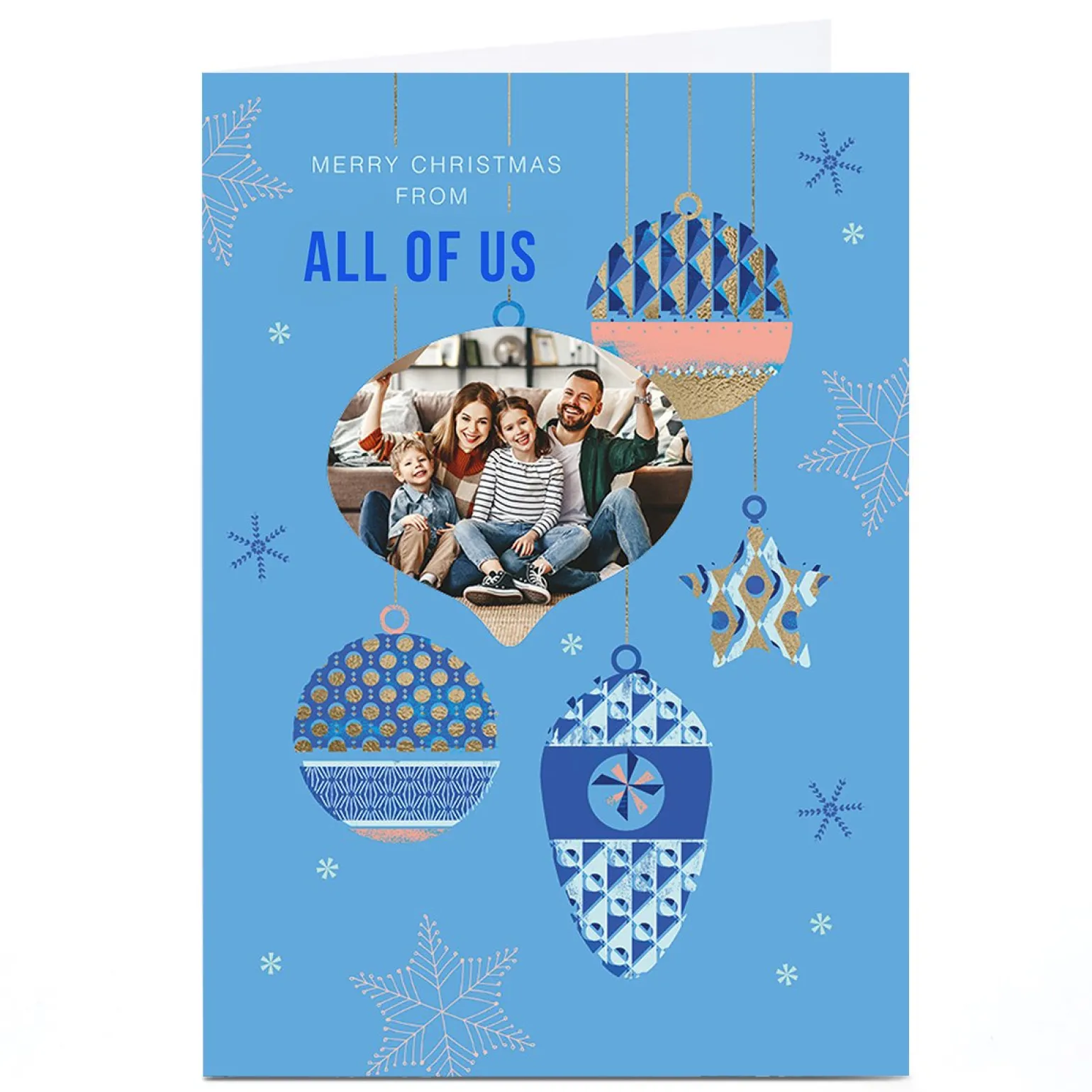 Photo Rebecca Prinn Christmas Card - Baubles