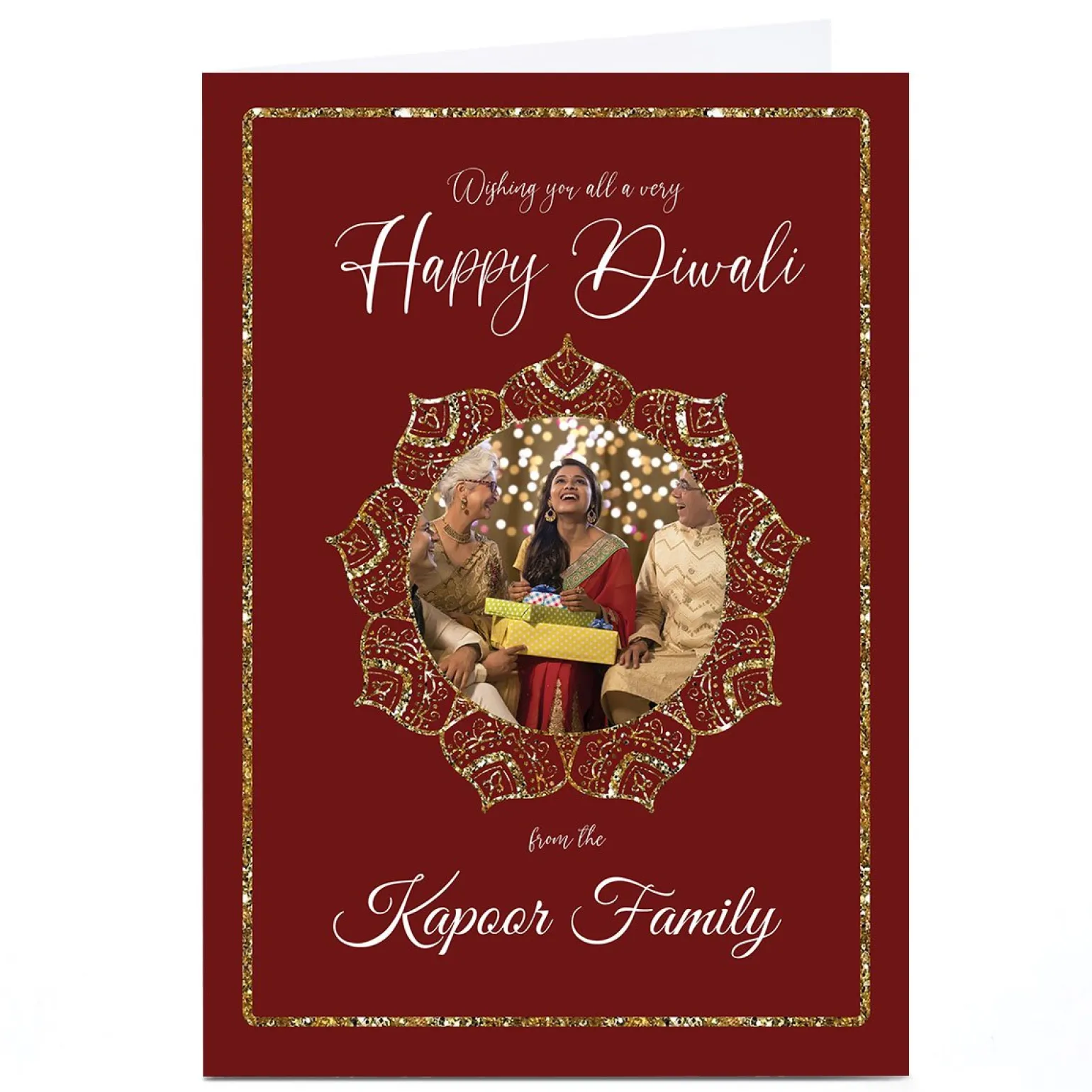 Photo Roshah Designs Diwali Card - Happy Diwali To All