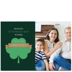 Photo St. Patrick's Day Card - From The Family