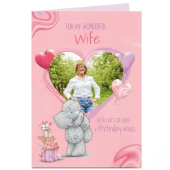 Photo Tatty Teddy Birthday Card - Wondeful Wife