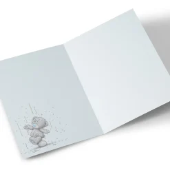 Photo Tatty Teddy Birthday Card - Bear with Flying Balloons