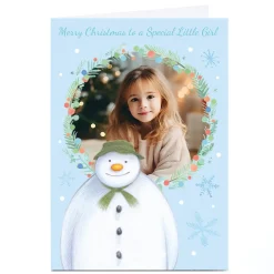 Photo The Snowman Christmas Card - Special Little Girl